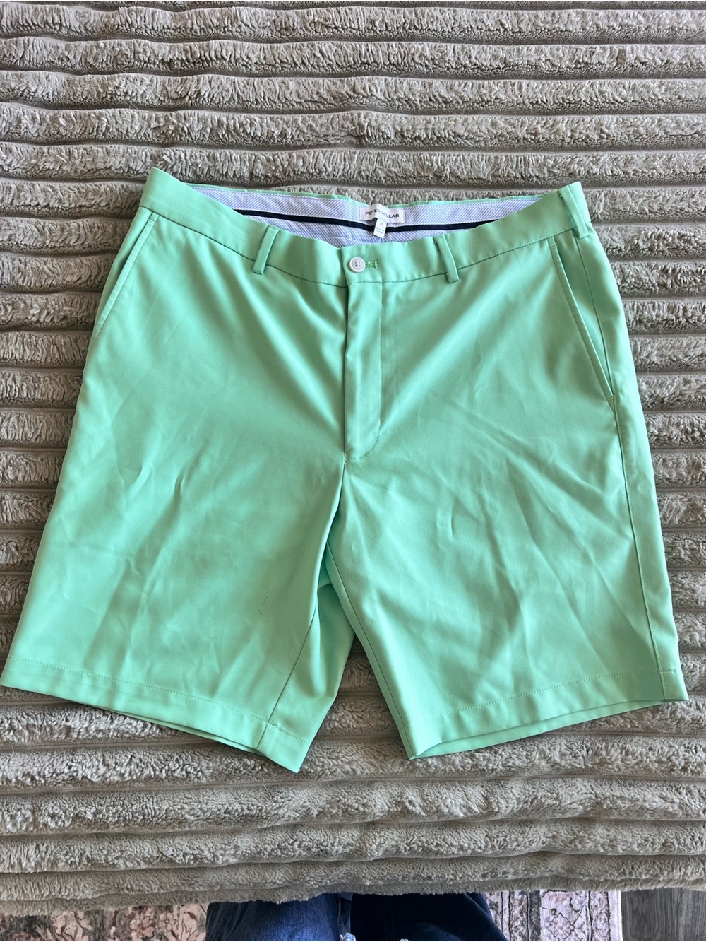 Peter Millar Salem Performance Short Classic Fit Green Sz 35